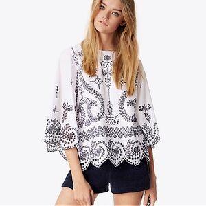 Tory Burch Embroidered Top